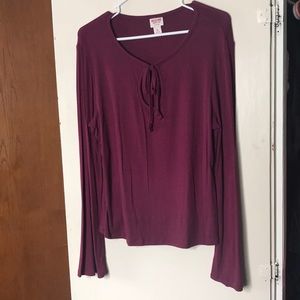 Maroon blouse